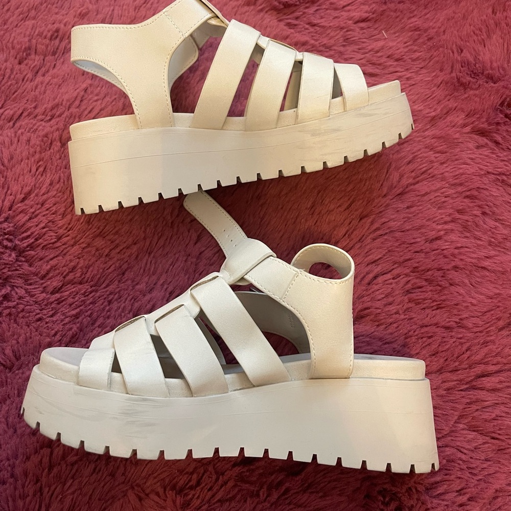 Soda tan gladiator Platform Sandals